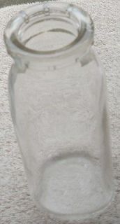 Vintage Half Pint Milk Bottle   DURAGLAS Logo on Bottom