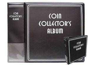 inch Coin Collector Album 3 ring Binder