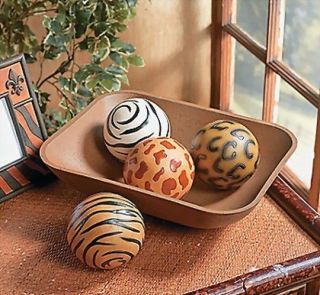 zebra decorative balls