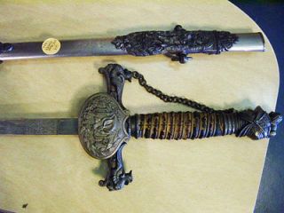 ANTIQUE KNIGHTS OF PYTHIAS SWORD HENDERSON AMES CO on PopScreen.