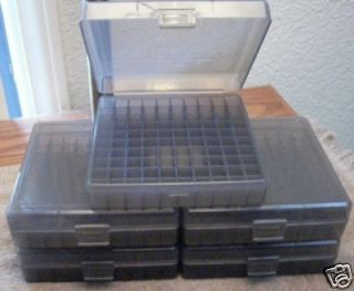 New Plastic 9mm, 380, 38S&W 100rd Ammo Boxes