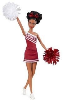   University of Arkanas Dolls Barbie Doll   Y2360 (Africian./American