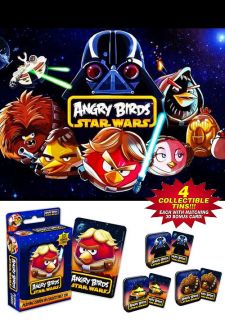 ANGRY BIRDS STAR WARS Playing cards COLLECTIBLE TIN *CHOOSE YOUR OWN*