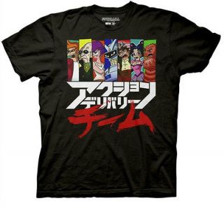 Futurama Anime Characters New Licensed Adult T Shirt S M L XL XXL