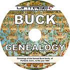 BUCK Family Name {1894} Tree History Genealogy Biography ~ Book on CD