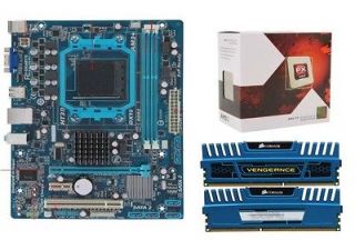 AMD X4 FX4170 Quad Core 4.2Ghz CPU GIGABYTE Motherboard 8GB DDR3 Ram 