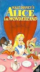 Lot of 5 Disney VHS, ALICE IN WONDERLAND , FANTASIA, +