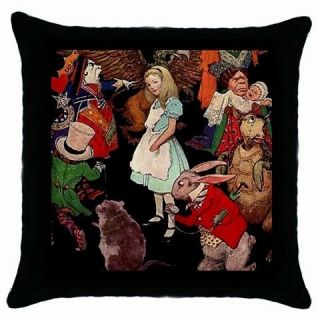 Alice In Wonderland Throw Pillow Case