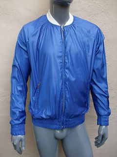 Alexander McQueen Fantastic Blue Parachute Cotton Windbreaker Jacket 