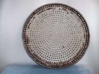 Lot of 10   15 Seasoned Perforated Pizza Pans