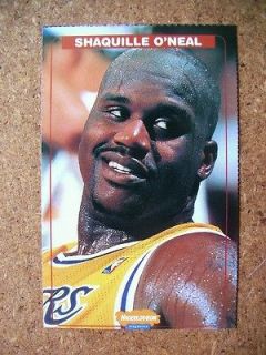 1999 Nickelodeon Magazine Card Shaquille ONeal Los Angeles Lakers LSU