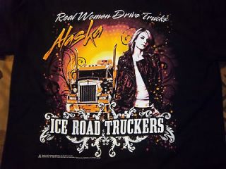 Alaska Ice Road Truckers Real women T shirt LG