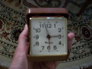 Vintage Pristine Condition WESTCLOX Travel Alarm Clock