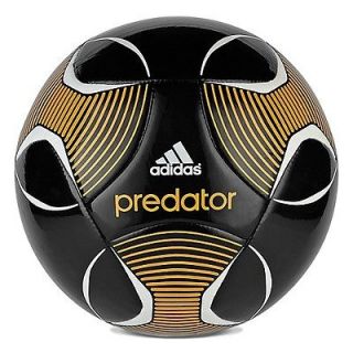 adidas UE League Predator Capitano 2012 Soccer BALL Black Brand New Sz 