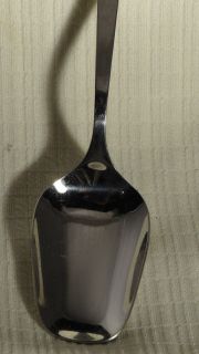 Vintage INOX 18 10 GG Italy STAINLESS FLATWARE 9.5 in. SERVING SPOON 