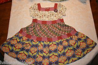 Matilda Jane Girls Mimi Tiered Dress 4 You & Me Girls NWT Sold Out Y&M 