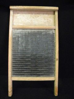 Vintage United Washboard and Company Wooden washboard with Rippled 