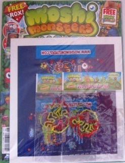 Brand New Moshi Monsters Magazine Issue 6 Free Moshi Monster BANDZ