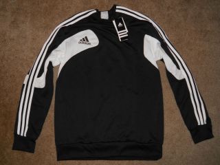 Adidas Condivo 2012 Sweat Top (Black/White) Long Sleeve Track Shirt S 