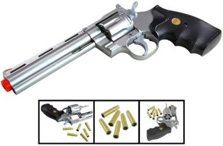   Magnum Revolver 6inch spring Airsoft Guns Pistols Handguns w/Shells