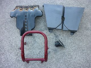   TRX 250R PARTS LOT FRONT BUMPER SKID PLATE CARB INTAKE BOOT AIR SCOOPS