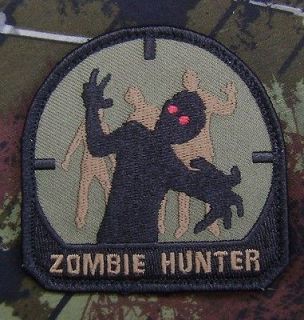 ZOMBIE HUNTER ARMY MORALE MILITARY TACTICAL COMBAT MILSPEC FOREST 