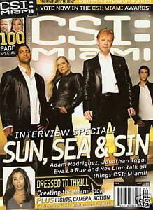 CSI Magazine #5 Miami Issue/Adam Rodriguez/Johnathan Togo/Rex Linn/Eva 