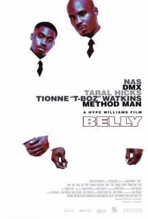 Belly (1998) 11 x 17 Movie Poster, Nas, DMX, Taral Hicks, Style A