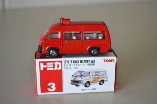 1988 Tomy Toyota Hiace Delivery Van made in Japan