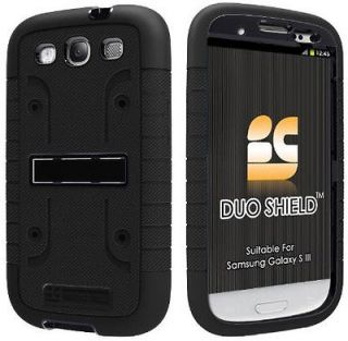 Newly listed BLACK DUO SHIELD RUBBER SKIN CASE SCREEN SAVER STAND FOR 