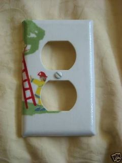 Outlet Cover MadeW Pottery Barn Fire Truck Engine No. 1