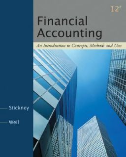 Financial Accounting An Introduction to Concepts, Methods and Uses by 