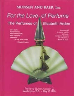 Monsen Baer Book Perfume Bottle Elizabeth Arden