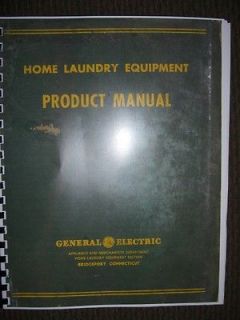 GENERAL ELECTRIC Home Laundry Equipment Product Repair Manual 1938 