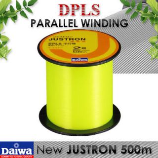 Daiwa JUSTRON DPLS Nylon Fishing Line 12lb 500m, Yellow