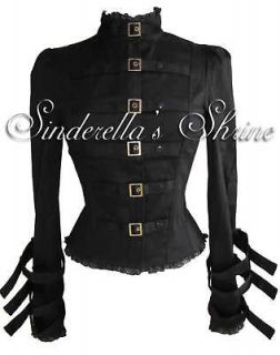 SPIN DOCTOR Steampunk~Fogg​y~Military Corset Jacket GOTH