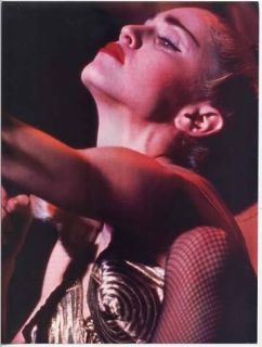 MADONNA MINI POSTER 1990 Magazine Pin Up IN JEAN PAUL GAULTIER CONE 