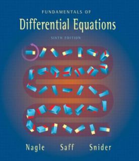  Equations by Arthur David Snider, Kent B. Nagle and Edward B 