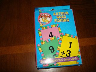 Arthur Goes Fishing Go Fish variation with basic math Card Game