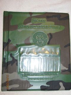Military Vehicle or Equipment Record Folder, New