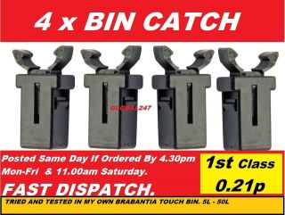   Bin Catch fits Brabantia & Similar Push Top Bin, Clip Latch Argos