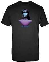 New Placebo Pu​rple Girl and Logo  X Large Black T shirt