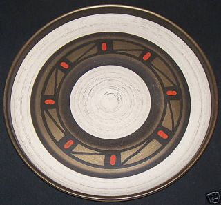   Germany Pottery Uebelacher? Art Plate Mid Century Modern German