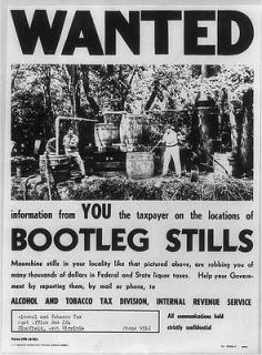 Wanted information,bo​otleg stills,1949?,m​oonshine still