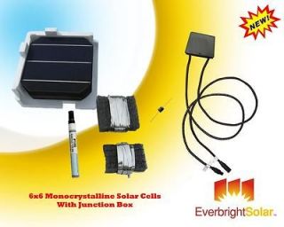 500 Watt DIY Solar 6x6 Mono Cells DIY Panel Kit w/Accessories FREE 