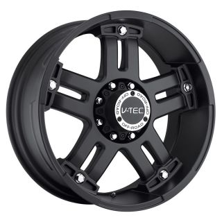17 inch V tec Warlord Black wheels rims 5x135 +25 / 97 03 Ford F150 