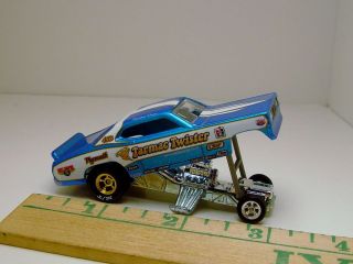   TWISTER 70 PLYMOUTH DUSTER FUNNY CAR NHRA DRAGSTER W/RUBBER TIRES
