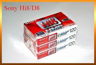SONY Hi8 Digital8 Camcorder 120 Video Cassette Tape x3
