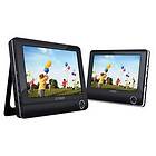 Coby TFDVD9952 9 Dual Screen Tablet Portable DVD Player