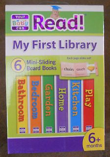 Your Baby Can Read My First Library   6 Mini Sliding Board Books